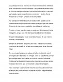 La participación es el proceso de involucramiento de los individuos en el compromiso