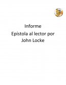 Epístola al lector por John Locke