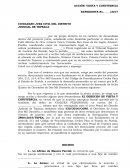 Contestacion de demanda de visita y convivencia