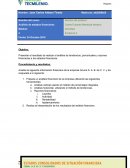 Evidencia Finanzas. Analiza la siguiente información financiera de la empresa Gruma S. A. B. de C. V.