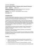 Secuencia didáctica Integrada: Reforzando valores y Normas de convivencia