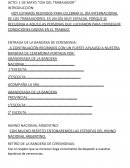 Acto: 1 de mayo “Dia del trabajador”