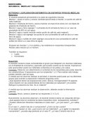 Secuencia didactica MEZCLAS Y SOLUCIONES