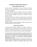 DIAGNÓSTICO TERCER GRADO GRUPO “B”