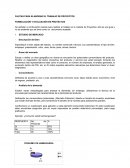 PAUTAS PARA ELABORAR EL TRABAJO DE PROYECTOS FORMULACIÓN Y EVALUACIÓN DE PROYECTOS