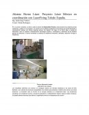 Abstrac Horno Láser. Proyecto Láser México en coordinación con LaserFiring Toledo España