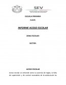 INFORME ACOSO ESCOLAR