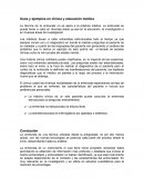 Usos y ejemplos en clínica y educación médica