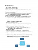 El plan de dios