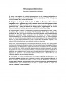 El Congreso Bolivariano Proyecto Compilación de Historia