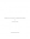 DESARROLLO DE LA PLANEACIÓN EN LA ADMINISTRACIÓN DE EMPRESAS