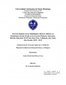 Integración de los estudiantes a través de la clase de educación física atletismo