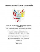 PRACTICA: TRANSPORTE Y ASIGNACION