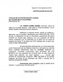 CERTIFICACION DE DATOS CATASTRO