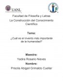 Invento mas Importante de la humanidad