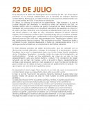 El 22 de julio es el relato de Greengrass