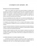 Repensando la investigación acción participativa