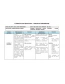 PLANIFICACION EDUCATIVA – PERIODOS PERMANENTES