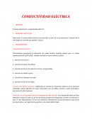 CONDUCTIVIDAD ELÉCTRICA