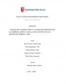 Grado de satisfacción y calidad de servicio en la empresa Apple Land a los clientes en San Martín de Porres