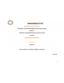 Ensayo: Teorias contemporaneas en educacion