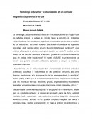 Tecnología educativa y comunicación en el currículo