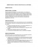 AMBIENTE MACRO Y MICRO DE CEDIS EFICACIA S.A CARTAGENA