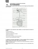 Actividades de enfermeria. Aparato digestivo