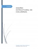 Diseño estructural de columnas CARGA MUERTA
