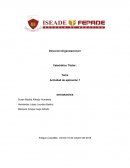 Dirección Organizacional I Actividad de aplicación 1