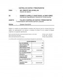 CONTROL DE COSTOS Y PRESUPUESTOS