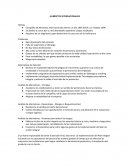 Caso alimentos internacionales