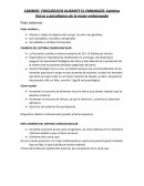 Cambios físicos y psicológicos de la mujer embarazada