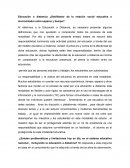 Educación a distancia ¿Debilitador de la relación social educativa o sincronizador entre espacio y tiempo?