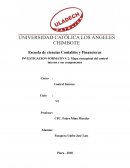 Control interno y sus componentes