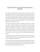El papel de la cultura y el arte en el mundo contemporaneo y globalizado