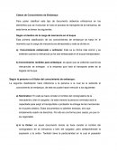 Clases de Conocimiento de Embarque