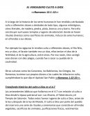 EL VERDADERO CULTO A DIOS