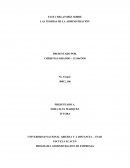 RELATORÍA SOBRE LAS TEORÍAS DE LA ADMINISTRACIÓN