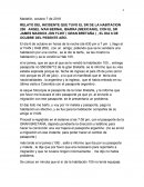 RELATO DEL INCIDENTE