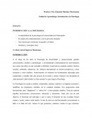 ENSAYO INTRODUCCIÓN A LA PSICOLOGÍA