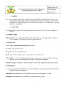 Manuales de funciones