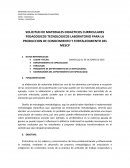 SOLICITUD DE MATERIALES DIDACTICOS CURRICULARES PEDAGOGICOS