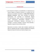 Expediente tecnico. Implementación Plan Concertado de Competitividad Regional 2011-2021