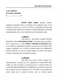 RECLAMO EXTRAJUDICIAL