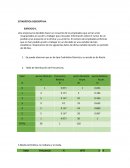 ESTADISTICA DESCRIPTIVA. EJERCICIOS