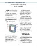 Laboratorio de transformadores monofasicos