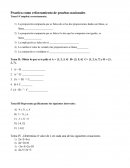 Practica como reforzamiento de pruebas nacionales