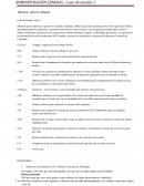 Administración general - Caso de estudio