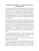 TRANSFORMACIÓN DEL TERRITORIO Y LA ARQUITECTURA DURANTE EL VIRREINATO PERUANO